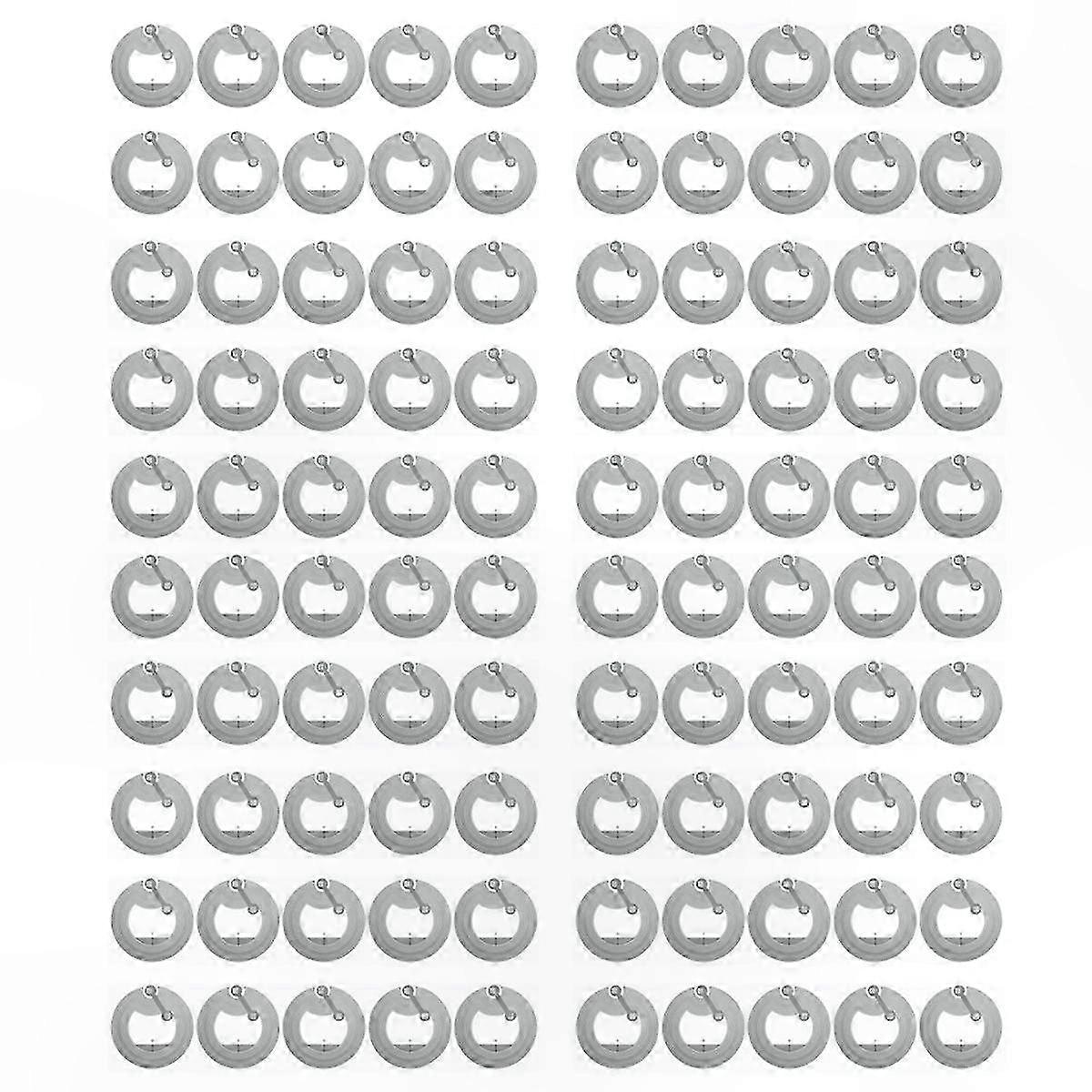 100pcs NFC Tags Stickers 13.56MHz ISO14443A-Compatible Universal Labels for All NFC-Enabled Devices