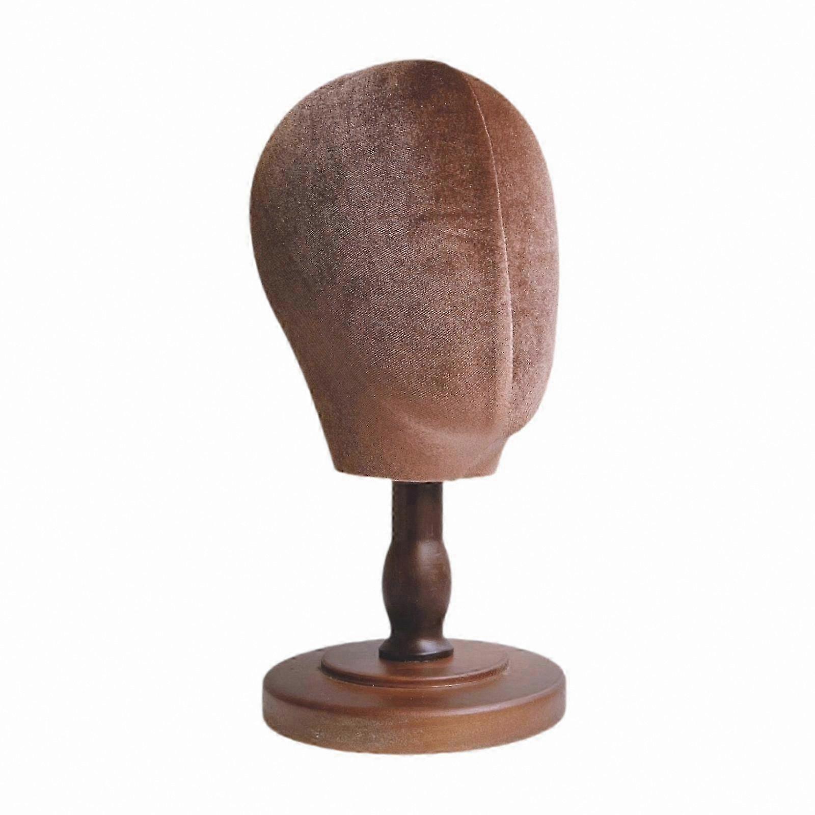 Realistic Wig Display Stand with Detachable Base for Styling and Presentation