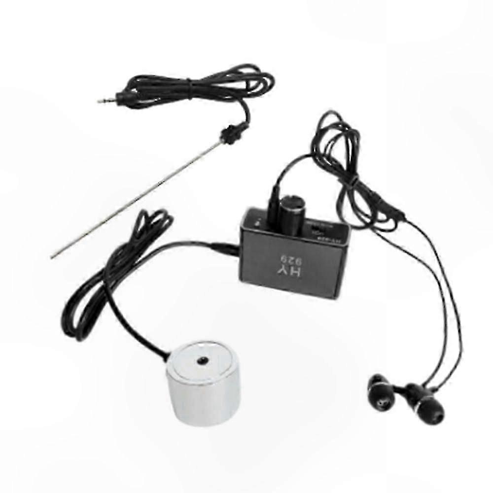Leak Detection Kit for Water Pipes with Dual Probes and Earphone EU Plug Adapter