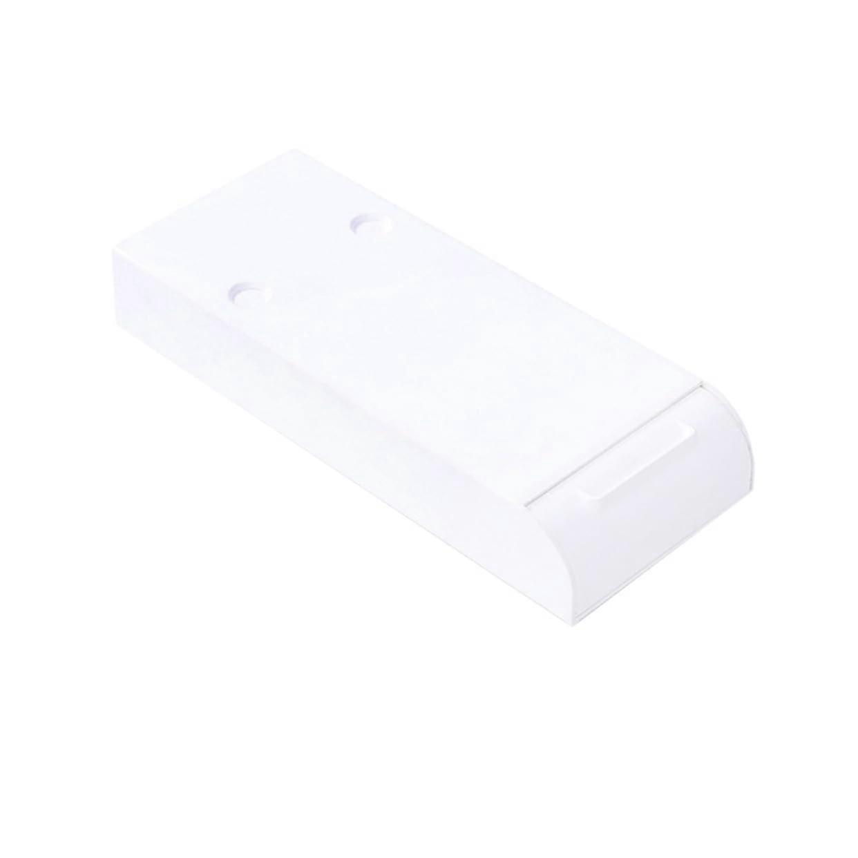 Under Desk Adhesive Drawer Pen Holder Invisible Organizer White, SpaceSaving Mini Stationery Box For Study And Living