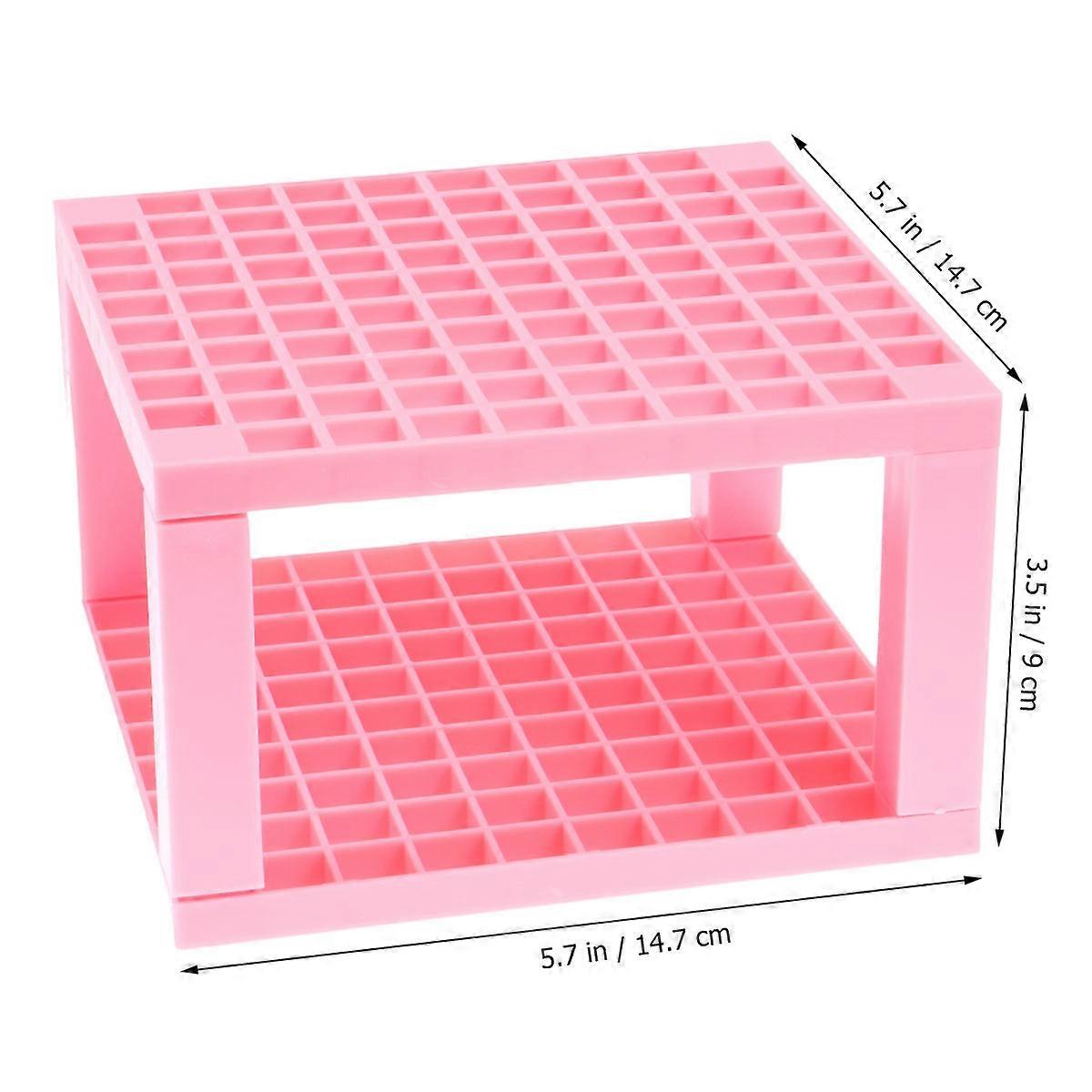 Pencil Organizer 2Pcs Assorted Color Pen Holder for Desk Storage Use with 96 Holes Organization