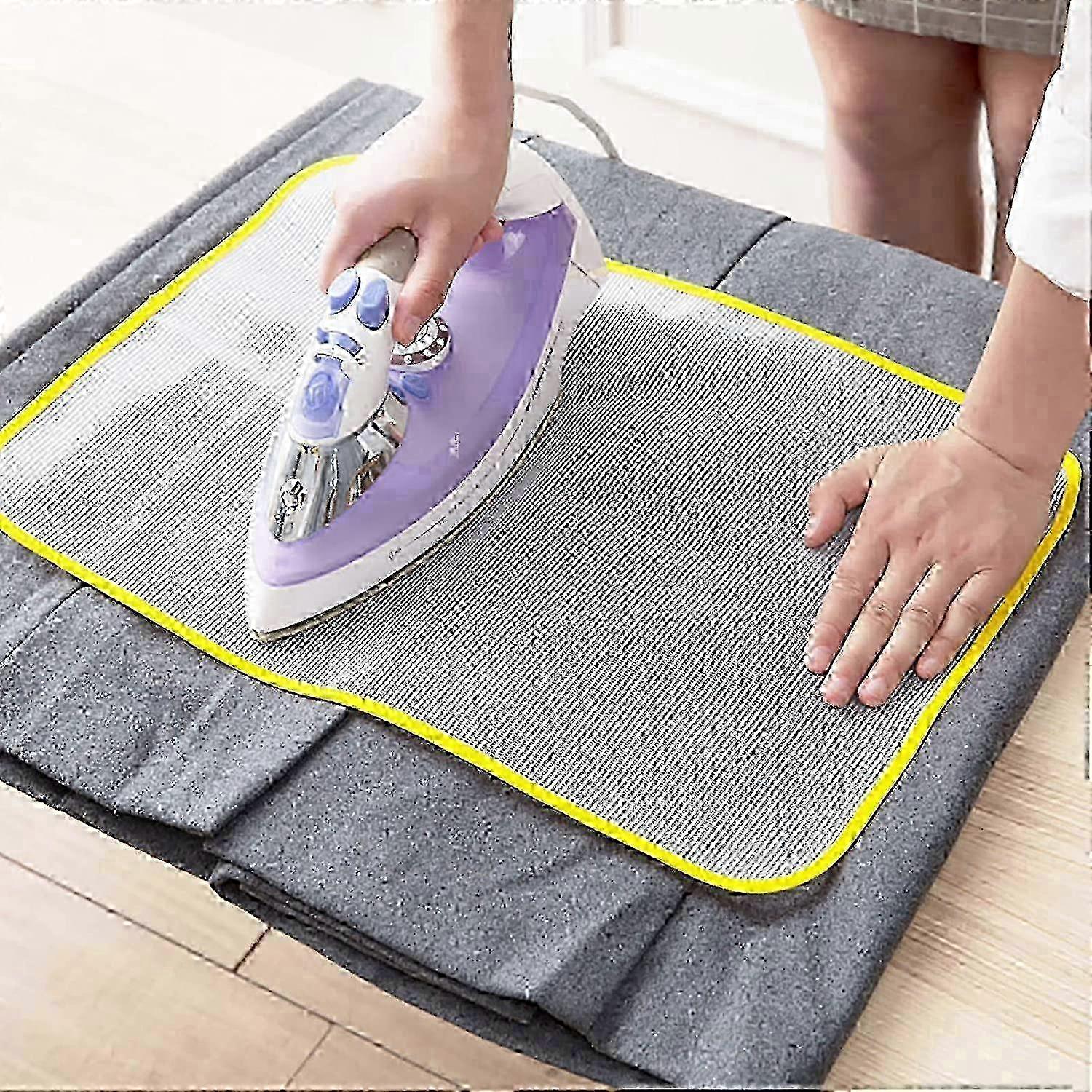 8 Pieces Ironing Net, Ironing Cushion for Easy Ironing and Protection, Protective Mesh Cloth Ironing Cloth Pad 60 X 40 (Random Color)