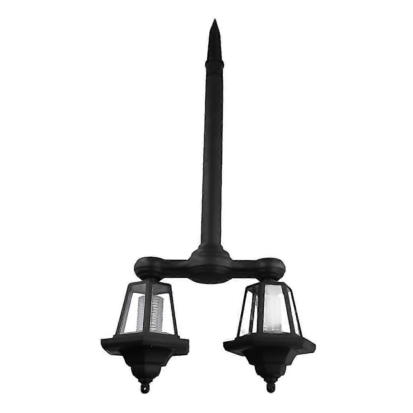 For Outdoor Waterproof Hexagonal Ground Plug Light Solar Post Light