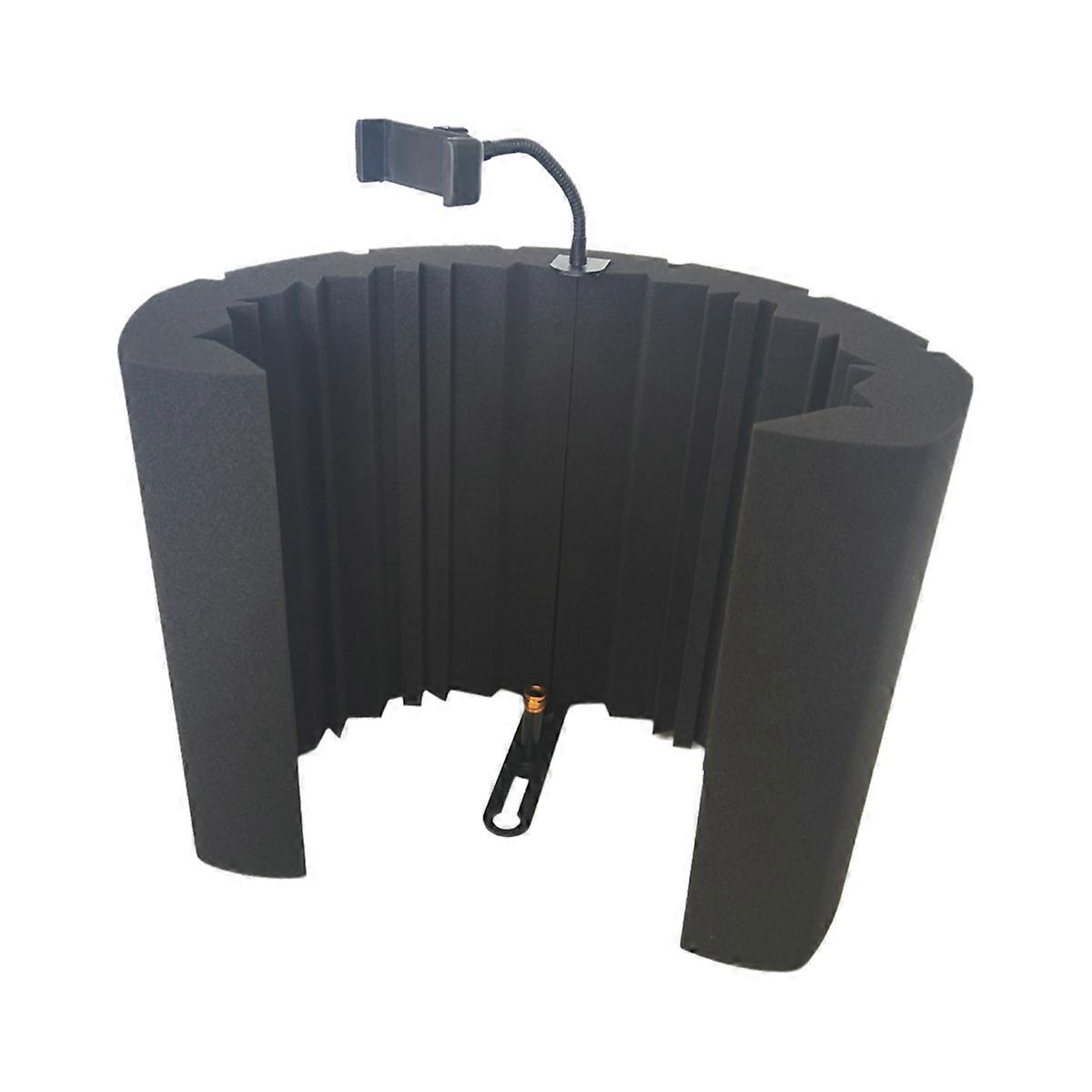 F5 Recording Microphone Windscreen, Soundproofing Screen, Sound-Absorbing Cover, High-Density Foam Soundproof Cover