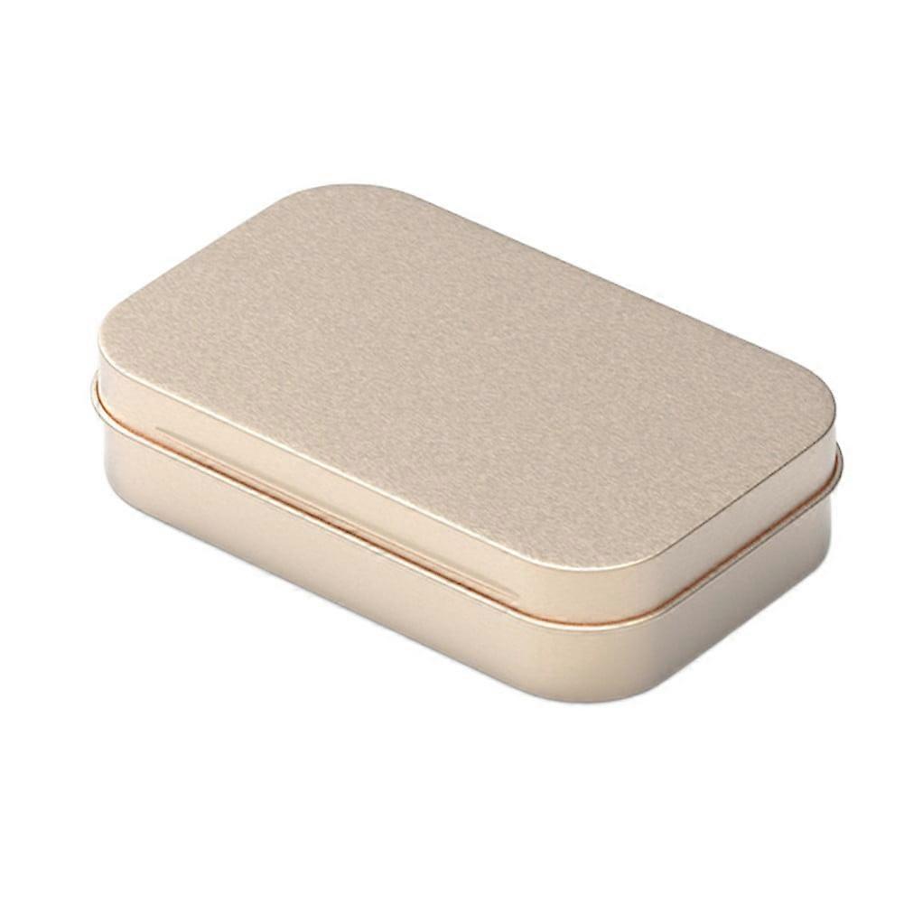 In Stock Wear Flip Top Case with Hinged Compartment and, Gold