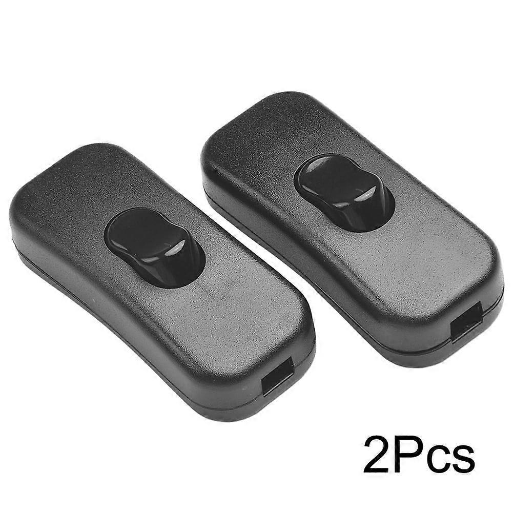 Inline Wire Switch DPST Control Light Switch For Bedroom Desk Lamp LED Light