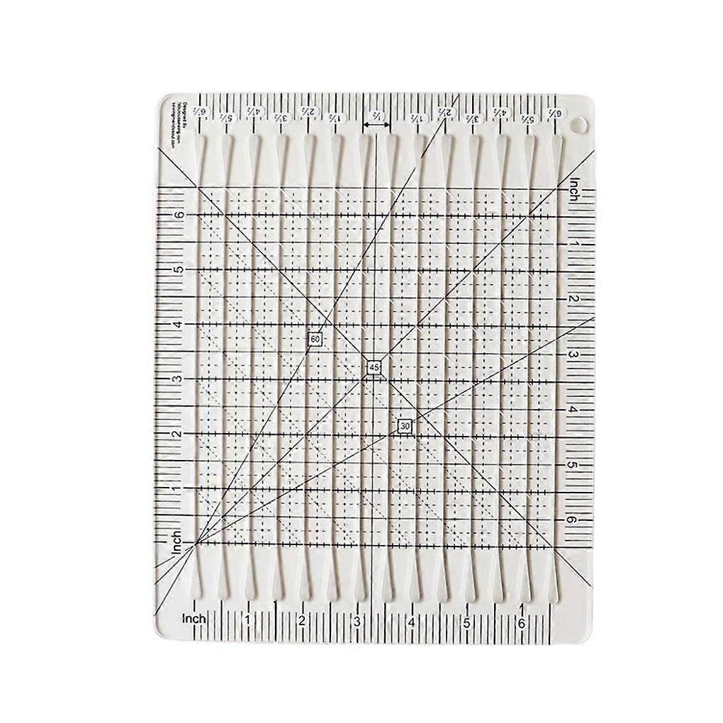Quilt Sewing Ruler for Patchwork Quilting Grid Measuring Template Professional