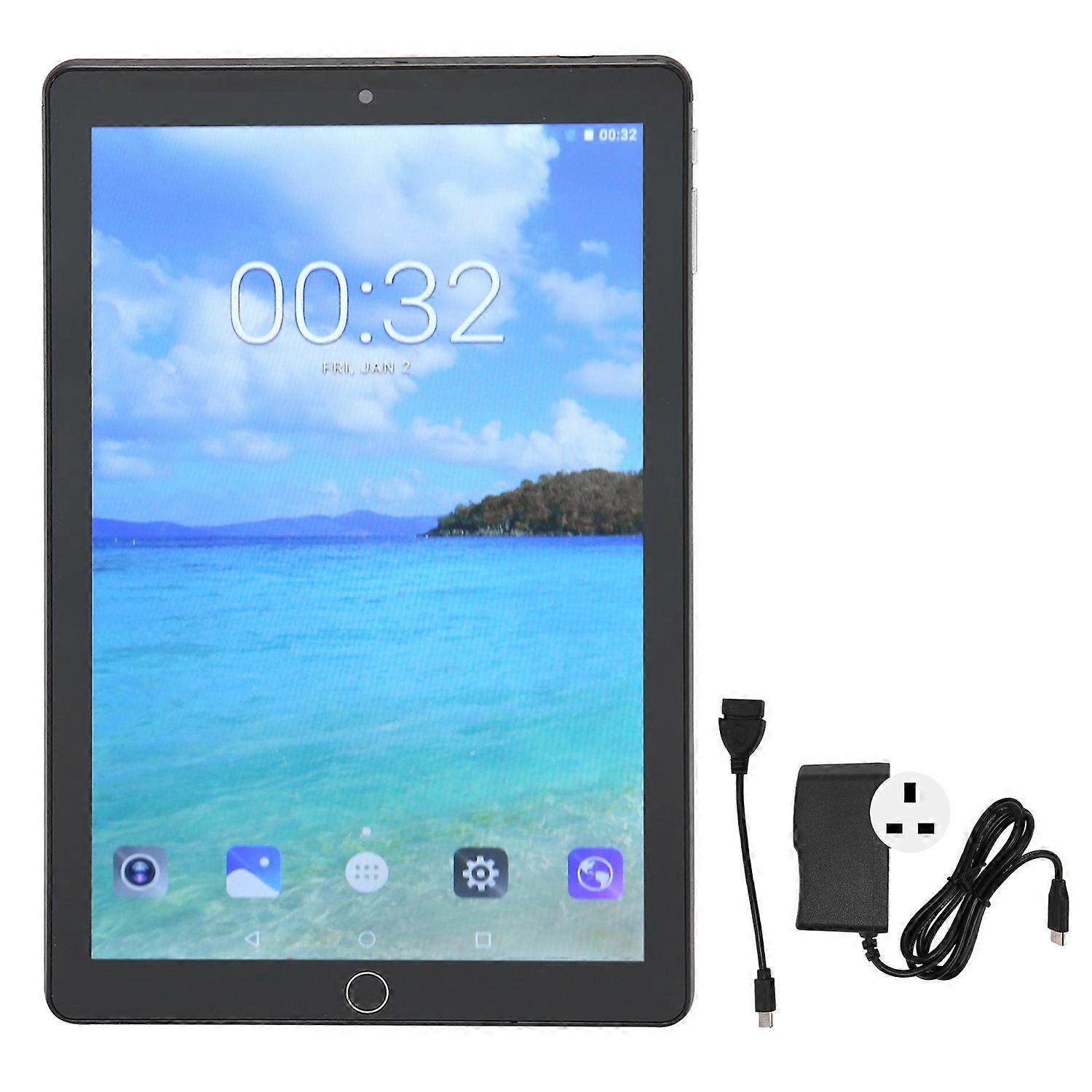 Feature:
1. 6G RAM 128G ROM: Tablet is equipped with 2.0Ghz efficient octa core processor, 6G RAM 12