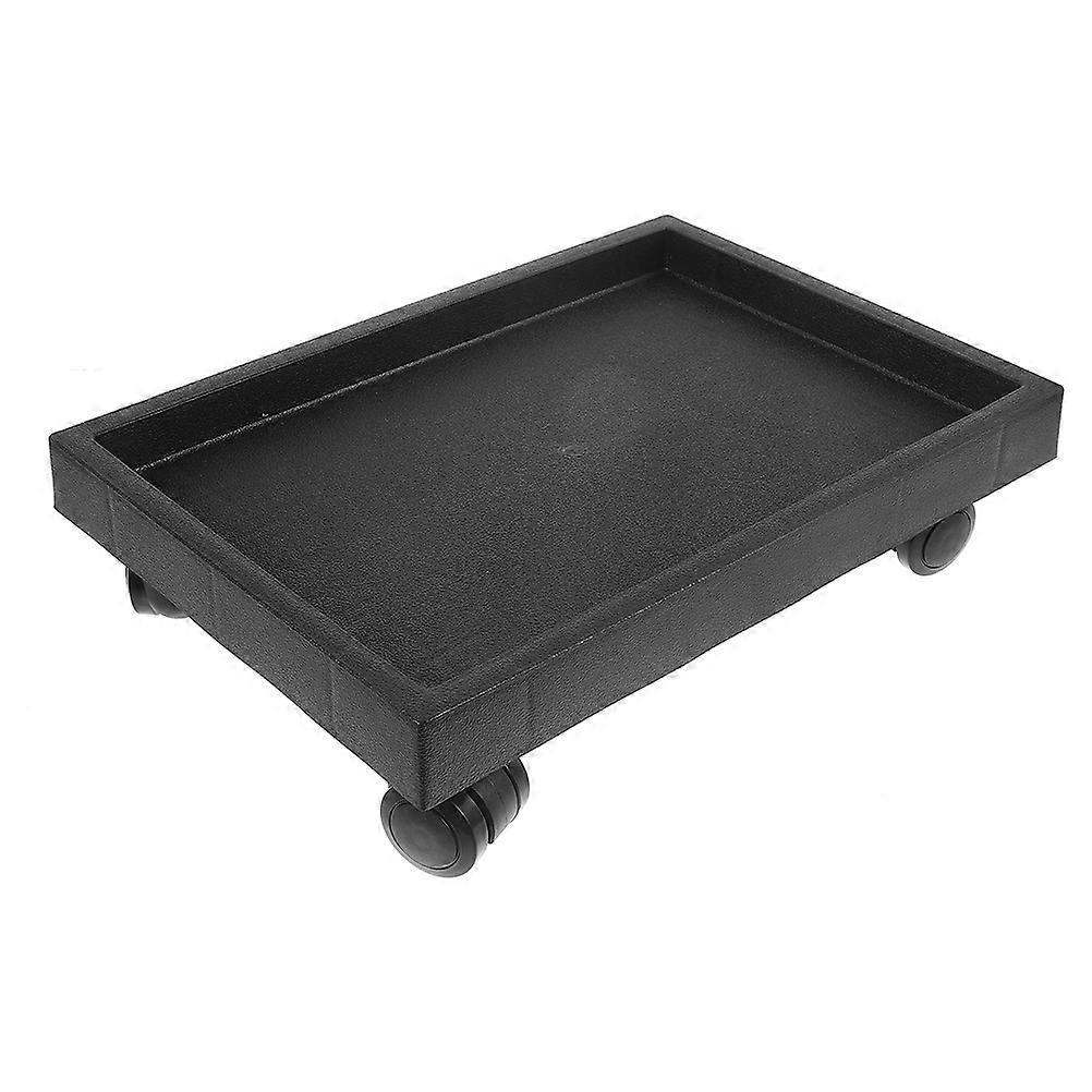 Plant Tray with Castors for Moving Flowerpots 3Pcs Rolling Planter Holder
