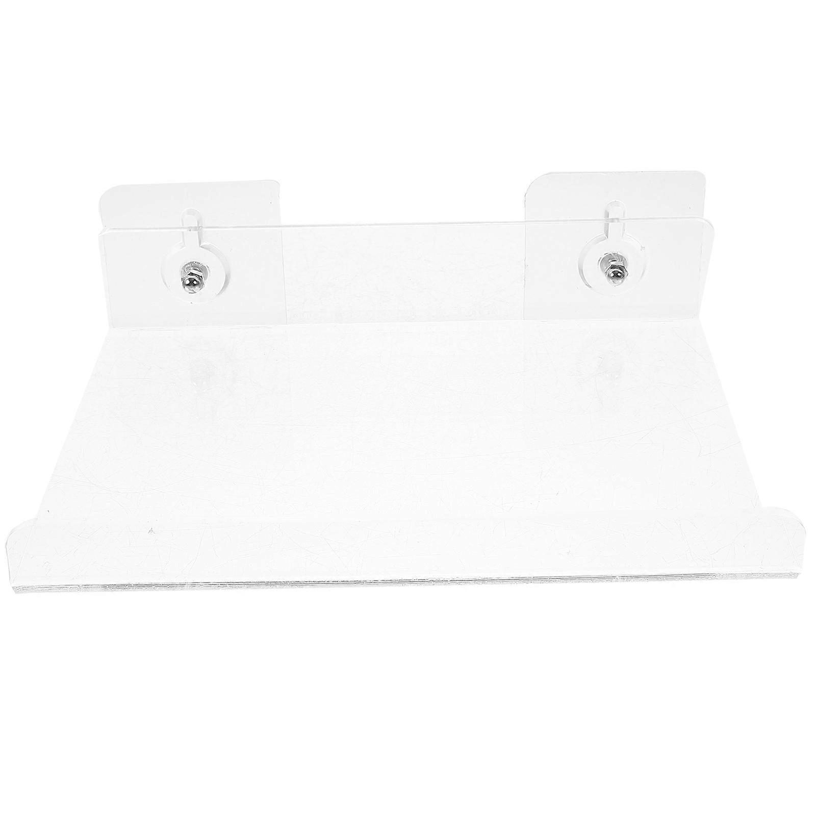 Bathroom Wall Shelf Acrylic Floating Shelf for Storage Use 3Sets