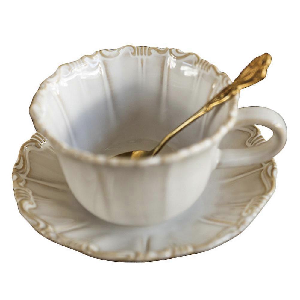 Ceramic Coffee Cup for Tea 2Sets with and Stylish Mugs