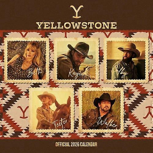 Yellowstone 2026 Square Wall Calendar