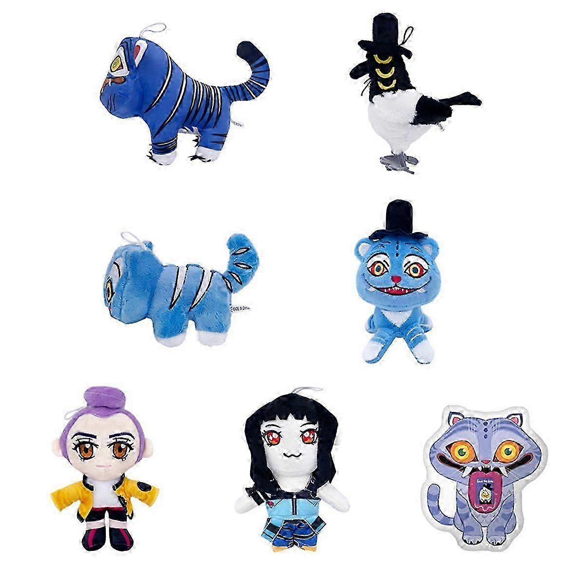 Kpop Dämonenjäger Plüschtier Tiger Stofftier Puppe