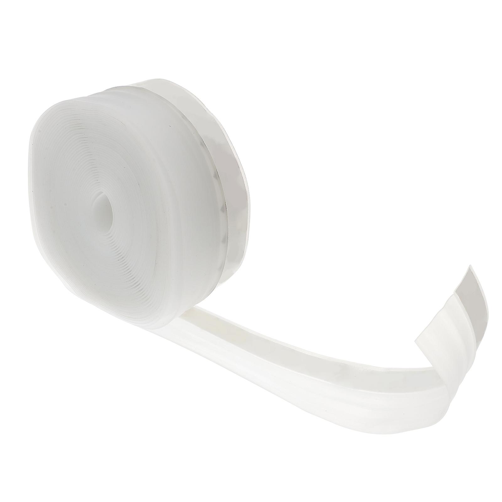Weatherstrip for Door Window Silicone Seal Strip Transparent 1 Roll