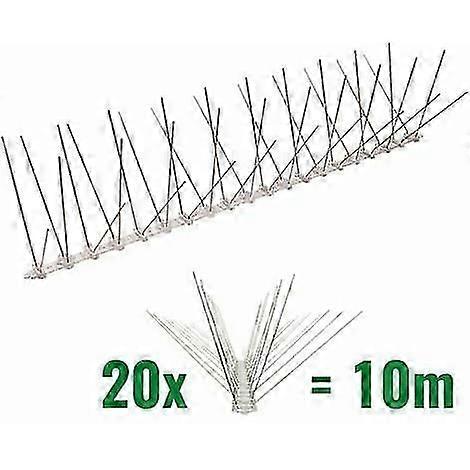 10 Meter Pigeon Picks 4 Rows Polycarbonate-Quality Solution for Bird Control