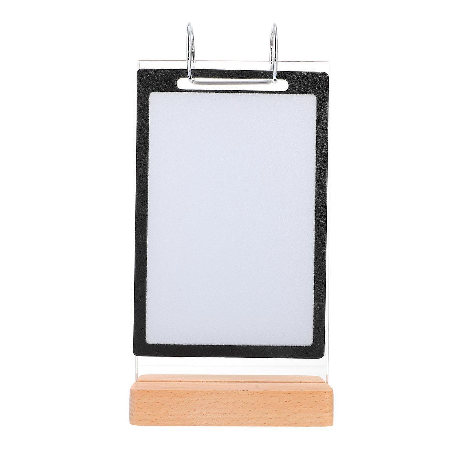 Wooden Menu Display Stand for Displaying Multipurpose Double Side Display Stand