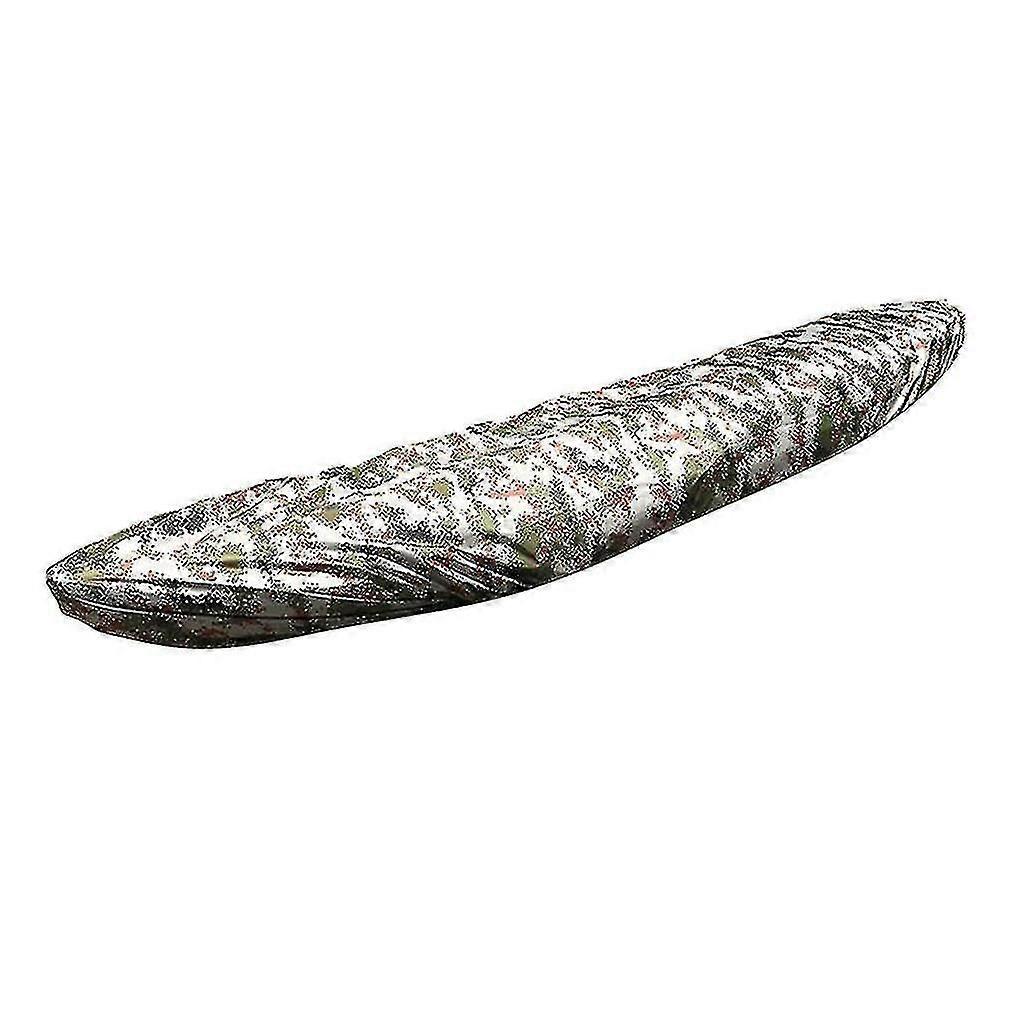 غطاء تخزين غبار لقوارب الكاياك بطول 2.1 متر إلى 6.5 متر - واقي من أشعة الشمس فوق البنفسجية ومقاوم للماء لمجموعة من 8 أحجام من قوارب الصيد / قوارب الكاياك / الزوارق - مموه للمحيط، 300 سم