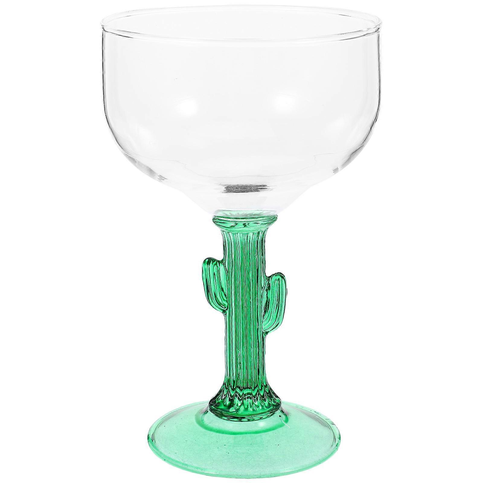 Creative Cactus-Shaped Wine Cup Glass Transparent for Drinking 1Pcs