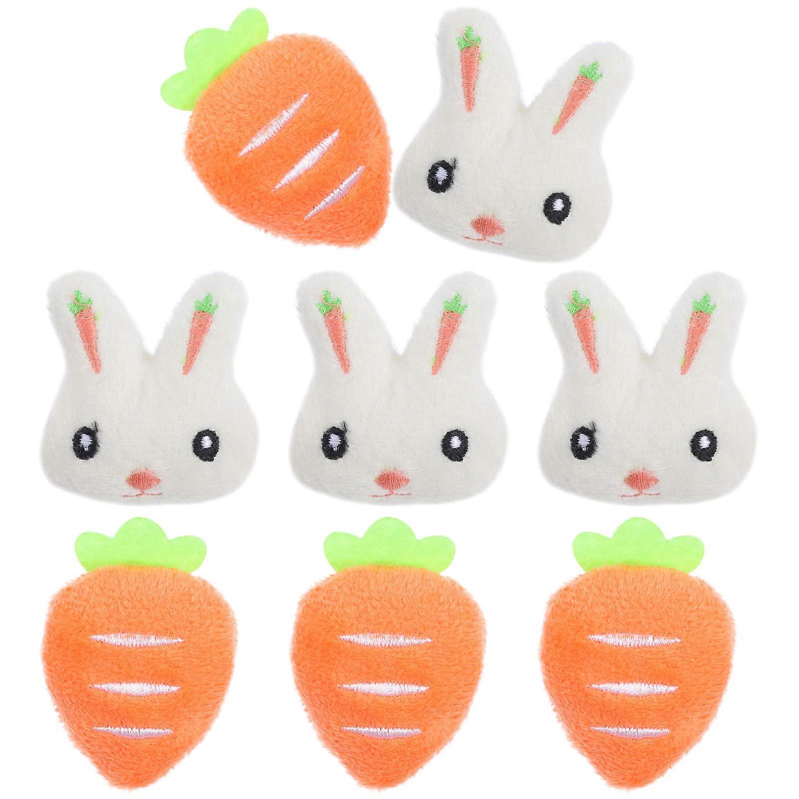Plush Brooch Decorative Pins For Outfits Suitable For Adults Shirts And Backpacks 5.5x5.5cm Multi Color 24Pcs