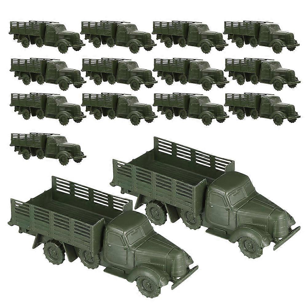 Toy Truck Model Plastic Mini Trucks for Playing 72Pcs Sand Table Display