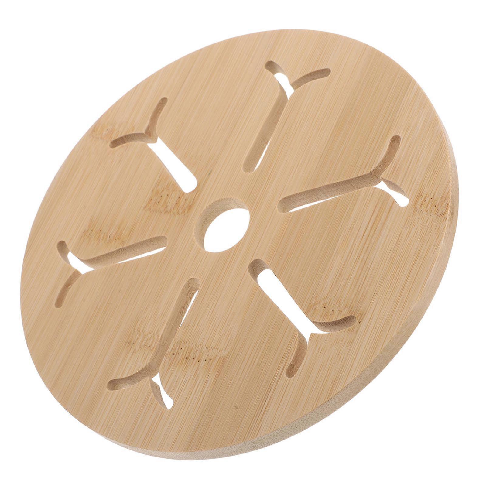 Bamboo Coasters Table Coasters for Protection 5Pcs Heat Resistant Pads