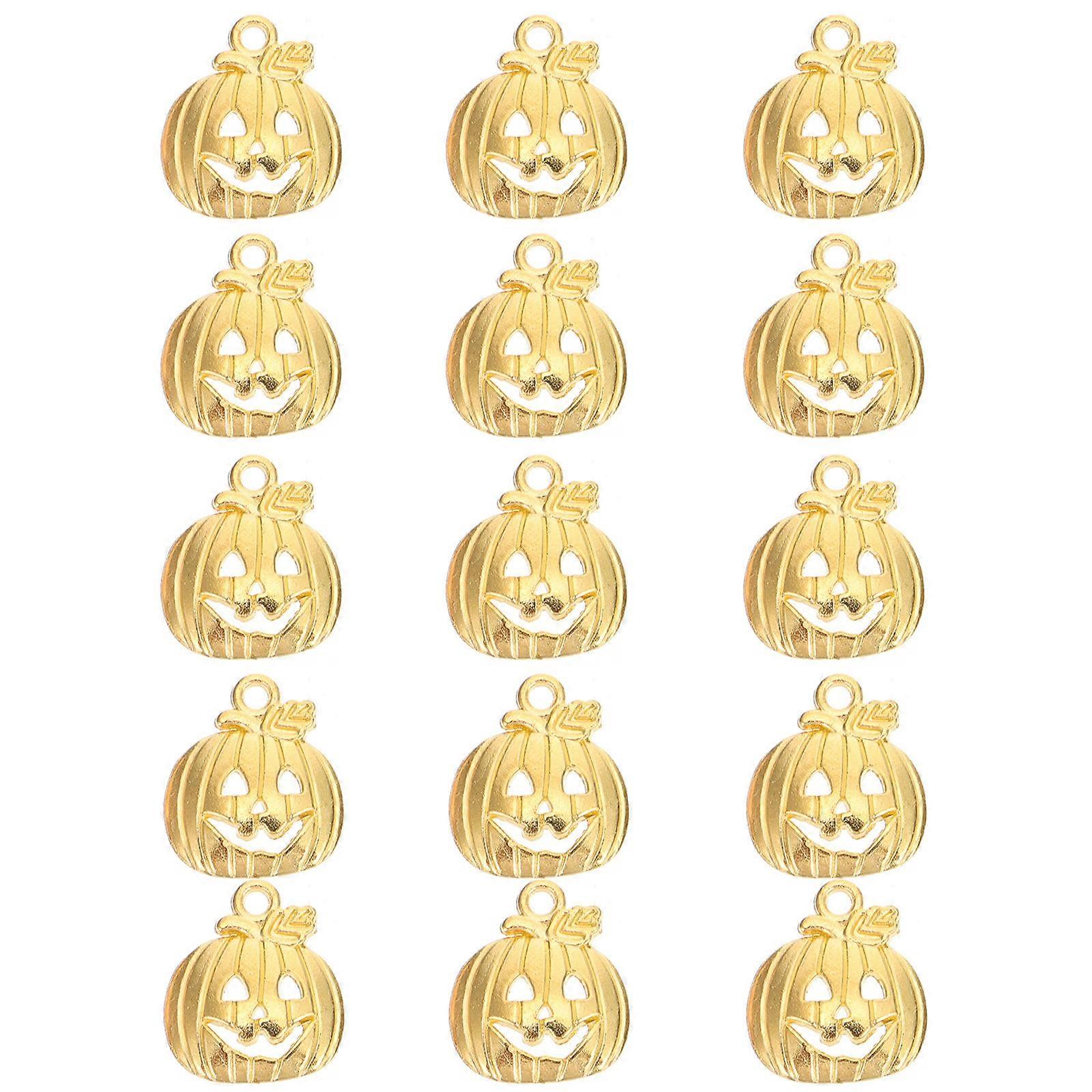 Alloy Halloween Charms 200 Pcs With Beautiful Pumpkin Design Suitable For Crafting And DIY Projects