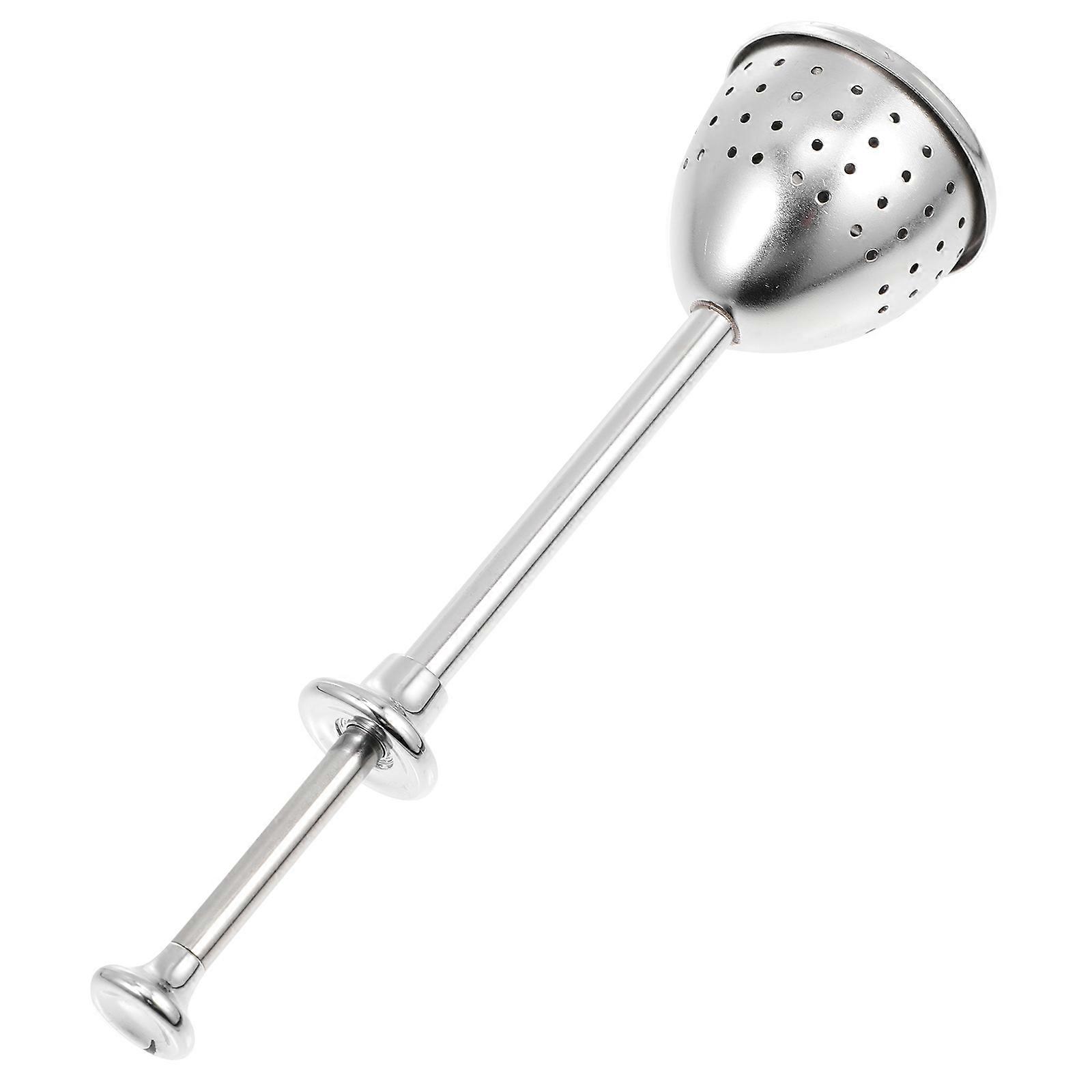 High Temperature Resistant Tea Infuser Fine Mesh Strainer For Tea Drinking 1Set Silver