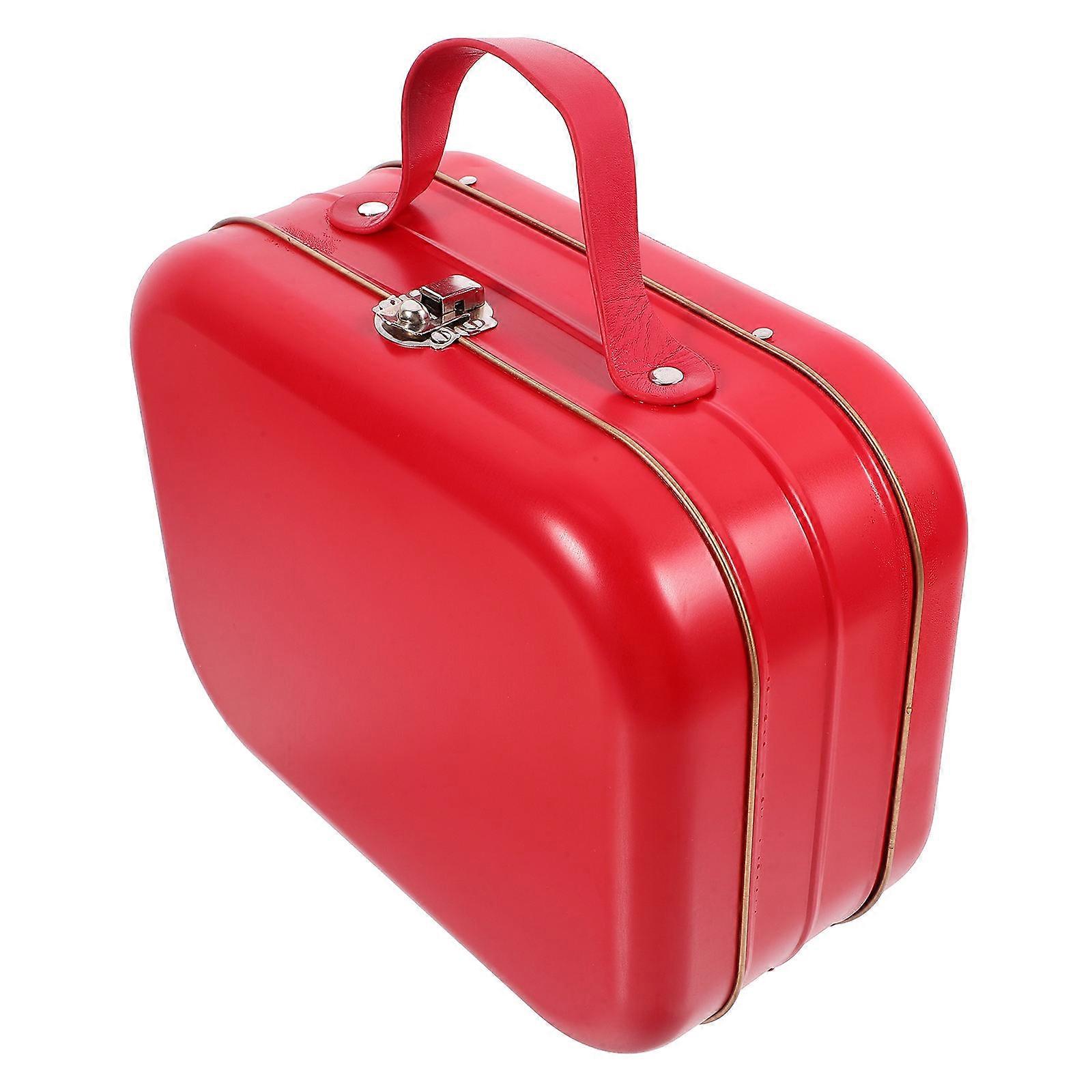 Tinplate Storage Box for Storage 2Pcs Portable Tin Box with Handle