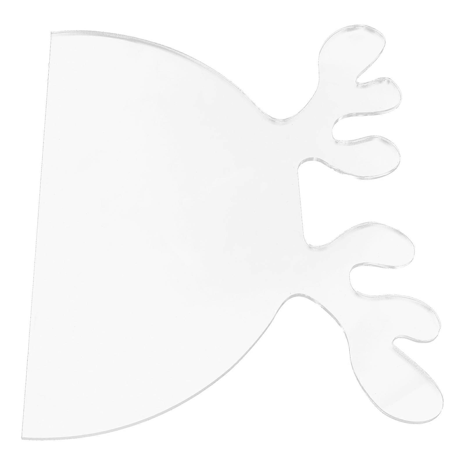 Acrylic Template Charcuterie Board Handle Guide for Woodworking 3Pcs Set