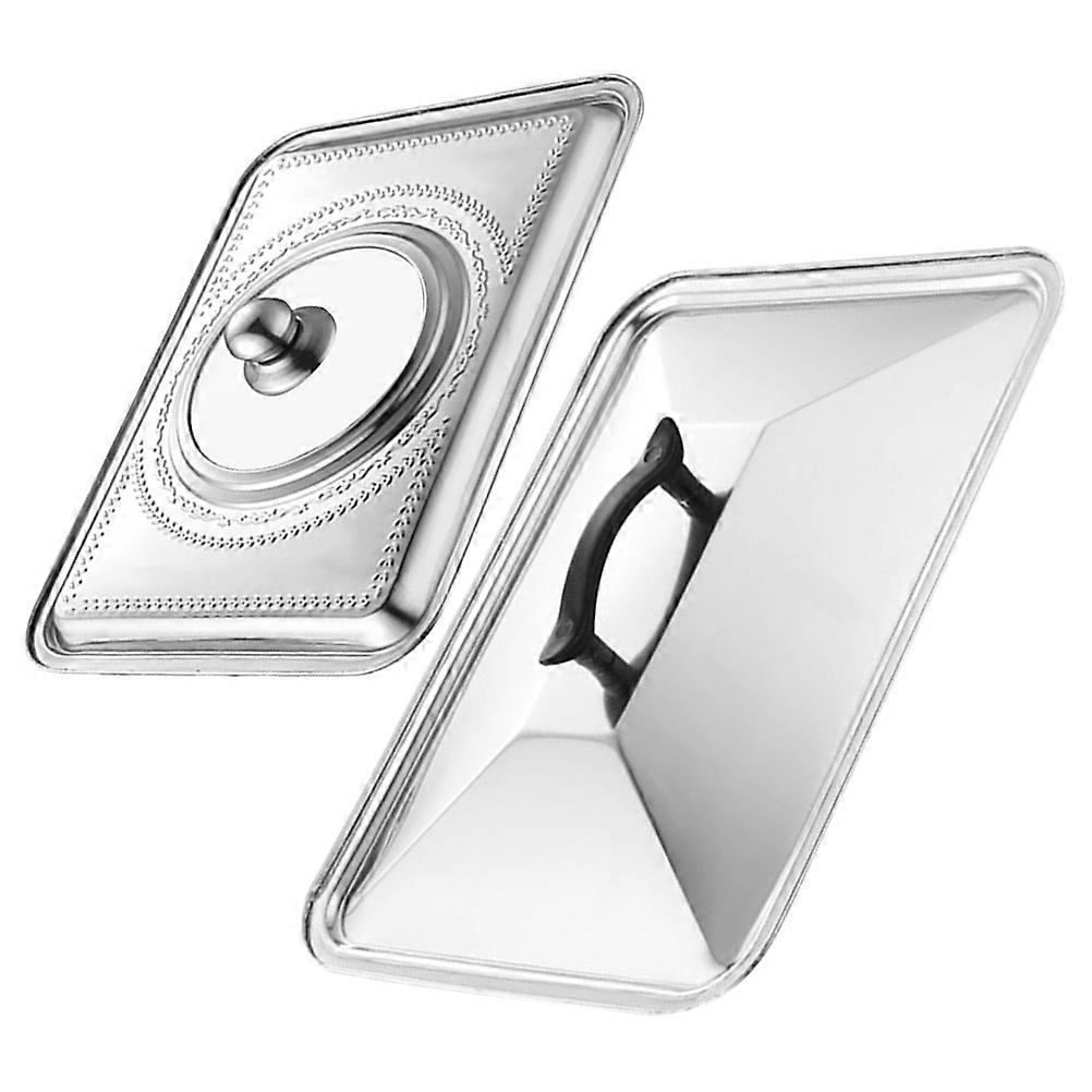 Pot Lid Stainless Steel Replacement for Cooking 8Pcs Kitchen Use