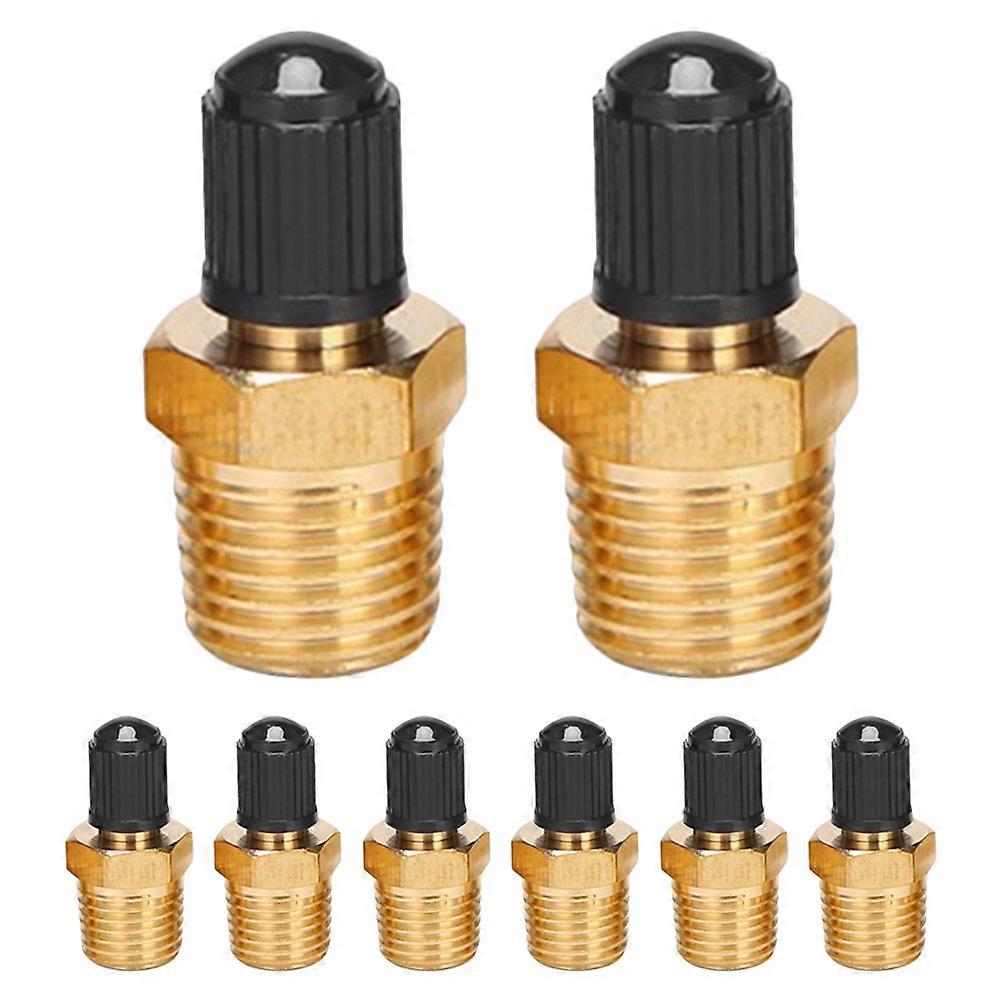 Durable Brass Valve Core Kit for Air Compressor Accessories 8Pcs
