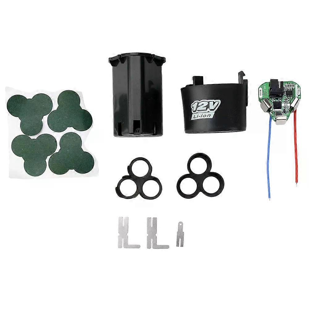 BMS 18650 Lithium Box Circuit Pack Shell Case Bracket Hand Drill Power Li-ion Battery Protection Board 3S 12V DC Electric Tool