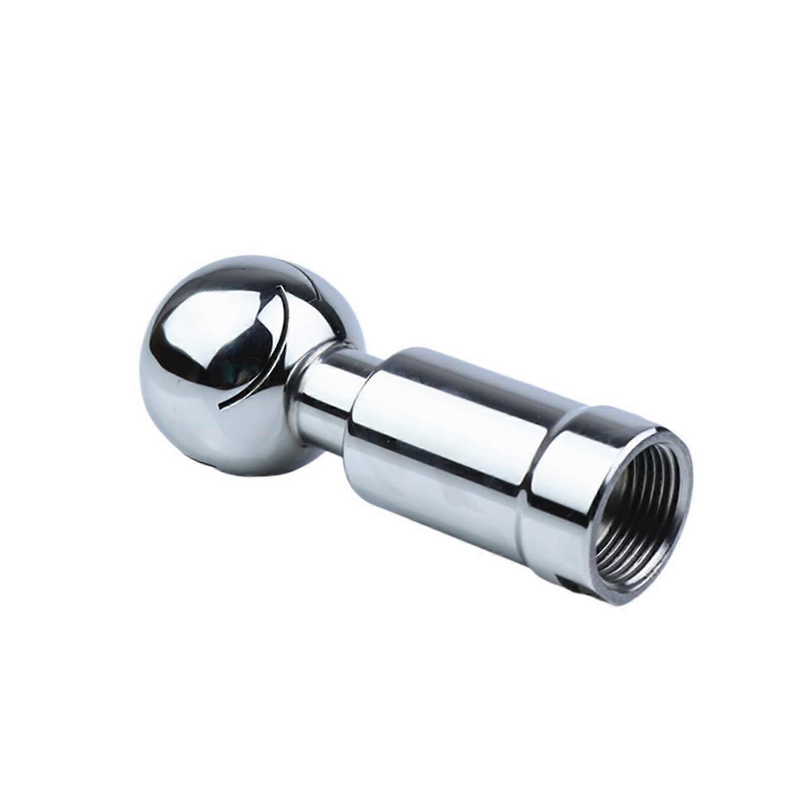 1/2" 304 Stainless Steel Rotary Spray Ball Female Thread CIP Tank Cleaning Head with 360 Degree Wash Coverage