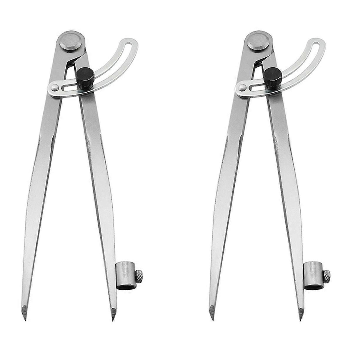 8 Inch Compass Divider Scribe Tool for Geometry, Wood, Metal