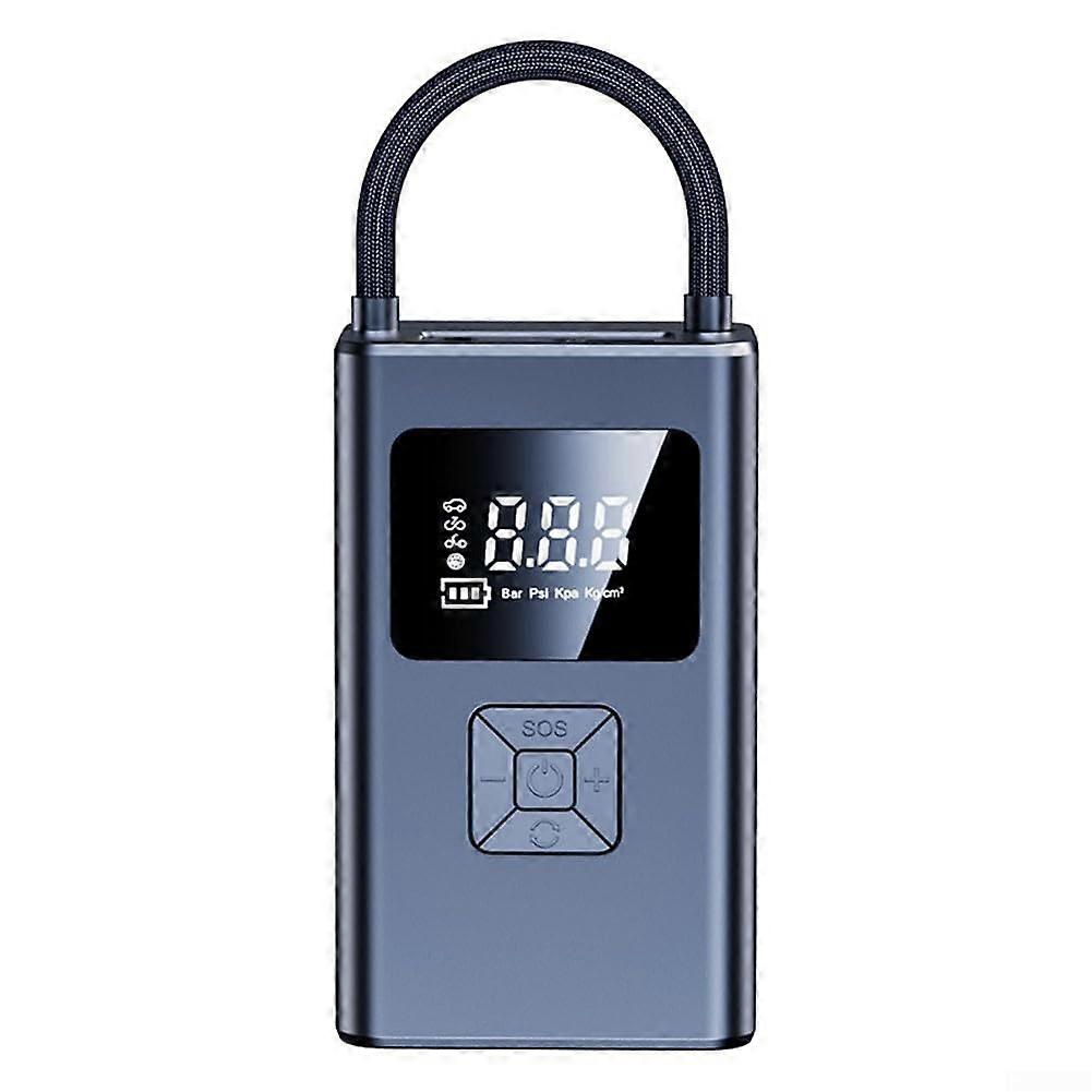 Portable Air Compressor Tire Inflator 4000mAh Battery LCD Display Digital Gauge 150 PSI Auto Shut Off For Car Motorcycle Bicycle