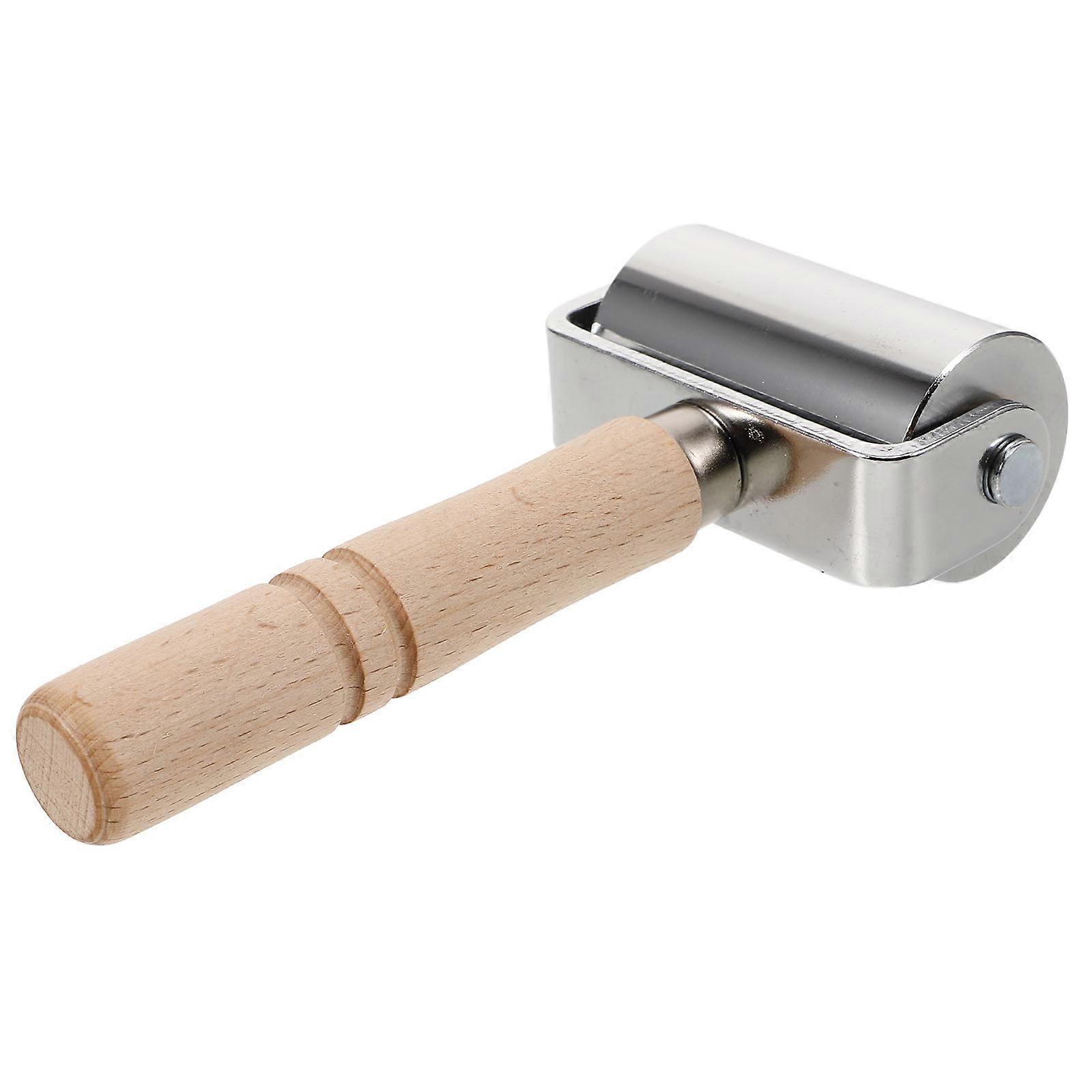 Metal Roller 2Pcs Press Seam Roller Tool For Crafting Workshop Enhance Artistry Silver Color