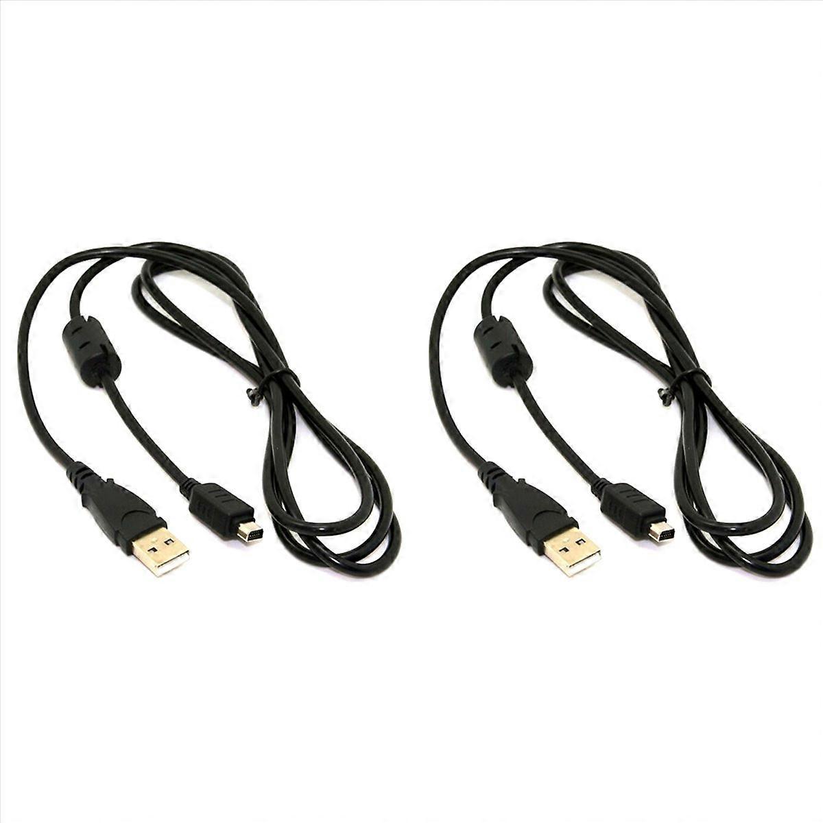 2X 12Pin Camera USB Data Cord Cable for E-PL7 E-PL1/2/3/5/8 E-M10Ii EM1 CB-USB5 CB-USB6