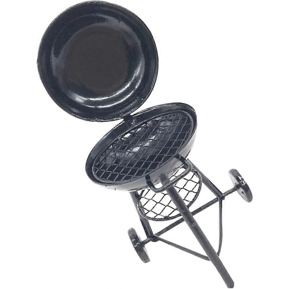 Mini House Kitchen Prop for Bbq Roasting 2Pcs Miniature Grill Tools