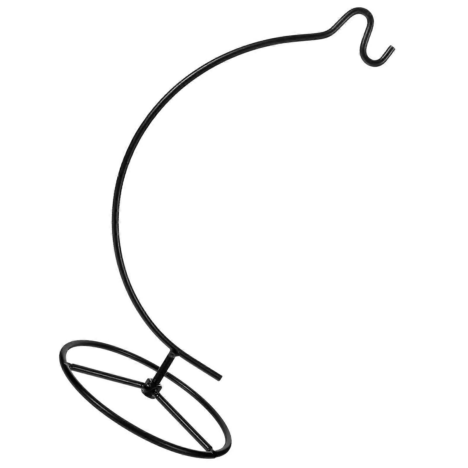 Moon Shaped Iron Hanging Hook Ornament Display Stand for Home