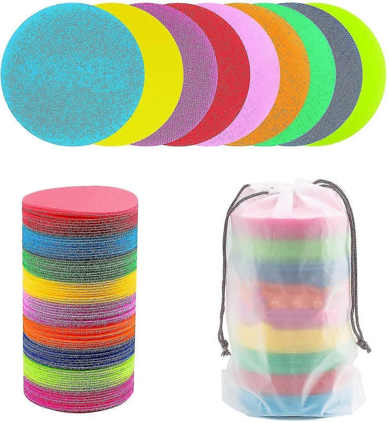 81 Pcs Carpet Dots Spot Carpet Spots Markers For Classroom,carpet Cir