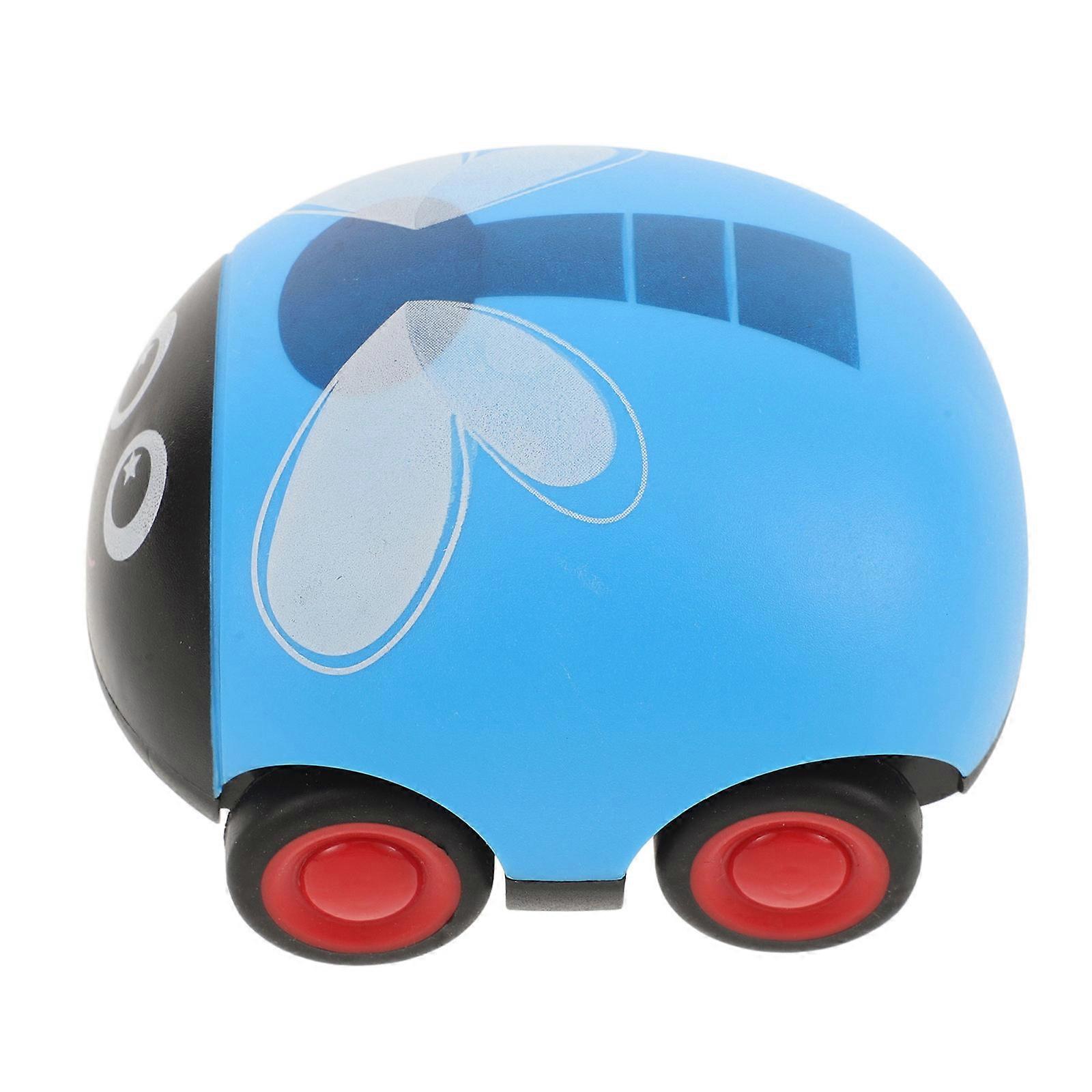 Friction Powered Toy Pull Back Car Small Toy for Kids Ladybug Shape .5×3.1×2.4in 1Pack