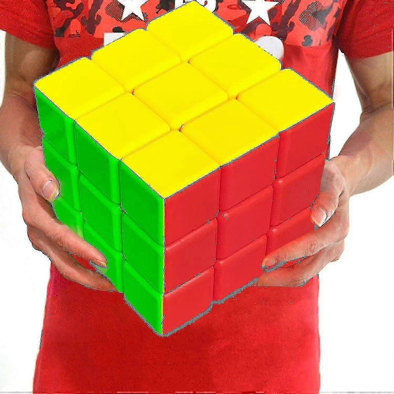 Cubo de velocidade 3x3 gigante, grande brinquedo de quebra-cabeças de cubo 3x3 (7 polegadas)