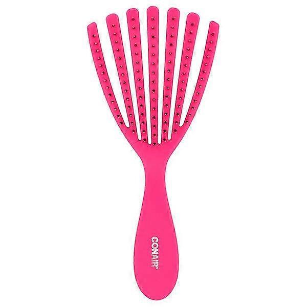 Conair, Detangle DelightÃÂÃÂ¢ÃÂÃÂÃÂÃÂ¢ Hair Brush, For Curly & Wavy Hair Types, Pink, 1 Brush