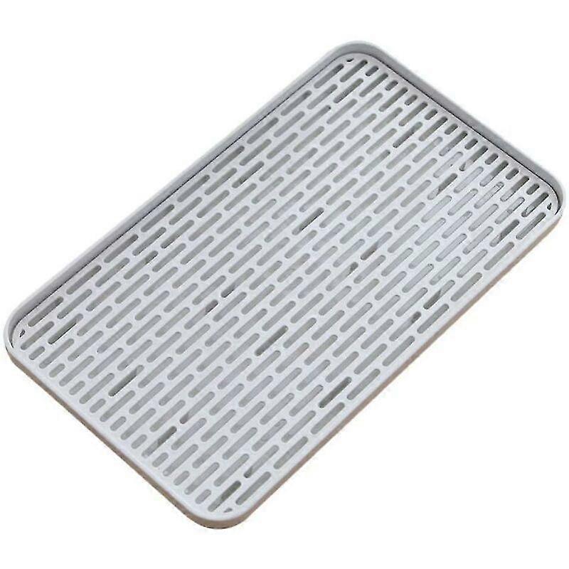 Dish Drying Mat Plastic Cup Drain Tray Tray Double Layers Drainer Tray