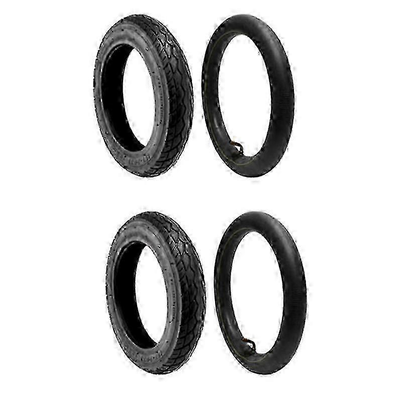 2-Set 12.5x2.25 Battery Car Tires for Electric Wheelchairs with Inner and Outer Options