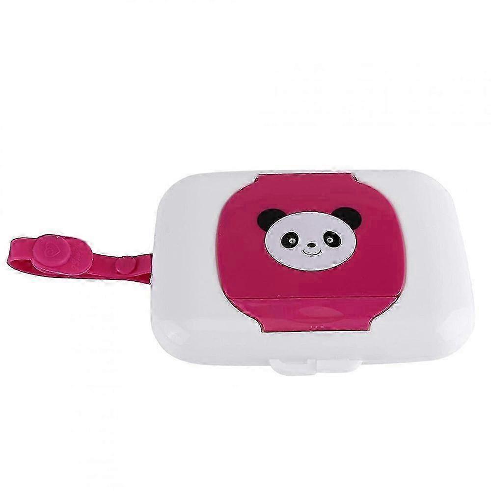 Wet Wipes Storage Box, Baby Portable Wipes Dispenser Travel Refillable Container(White,Blue)