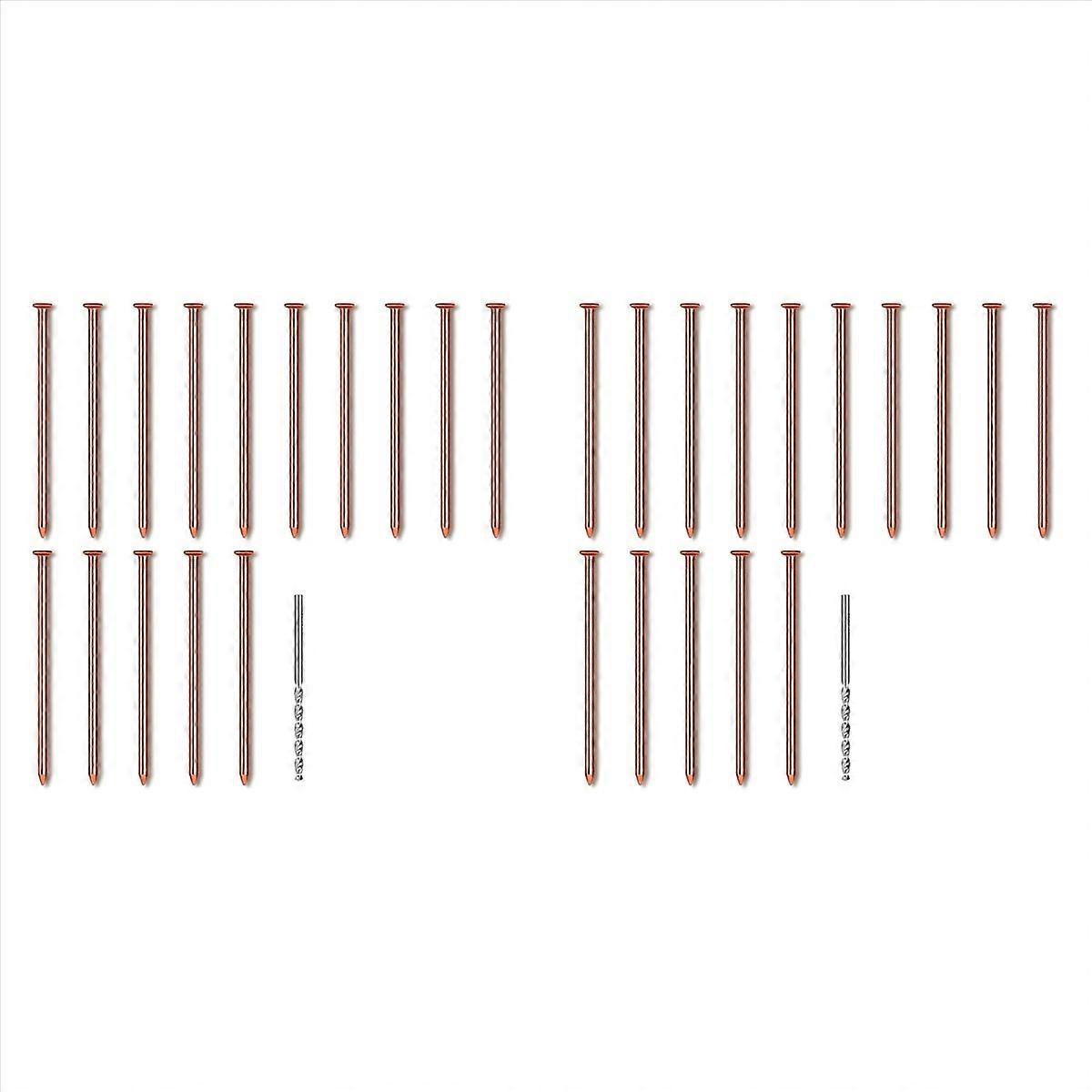 15Pcs Copper Nails for Killing Trees Stump Root, 3.14 Inch