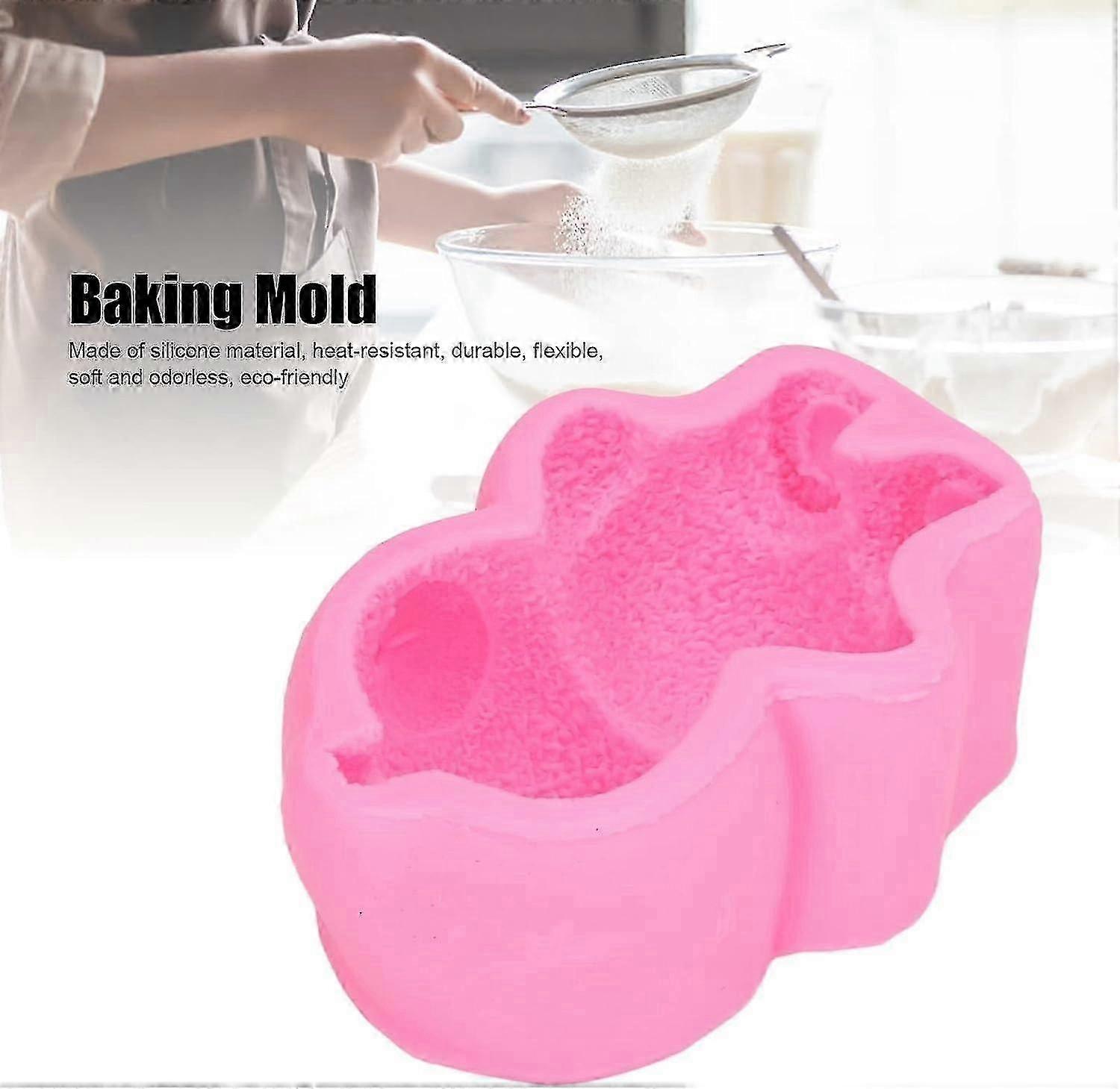 25-26 Pack Teddy Bear Silicone Mold Cake Topper