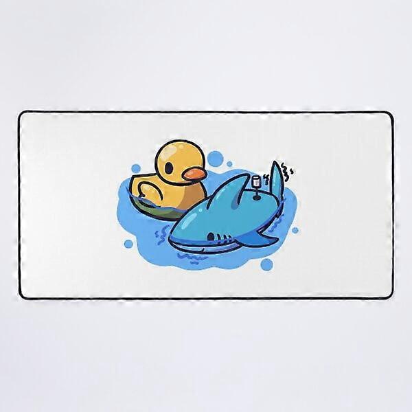 A NEW Plastic Shark Desk Mat