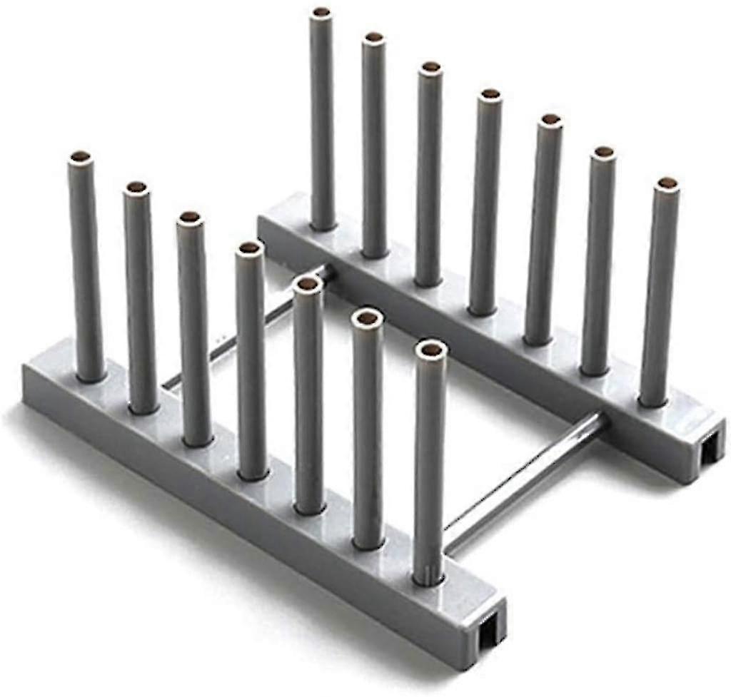 Kitchenware Plate Holder Pot Cover Kitchen Shelf Drainer Grey 25-26